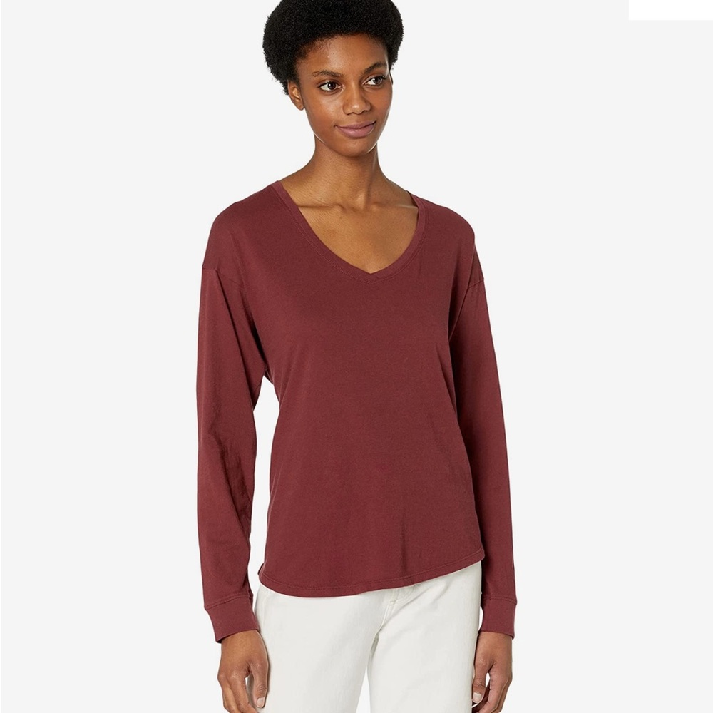 Madewell Softfade Cotton V-neck Relaxed T-shirt